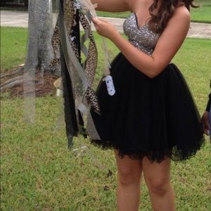 Formal strapless gown